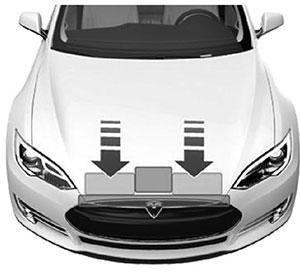 Крышка капота Tesla Model S c 2012 года