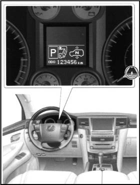 Многофункциональный дисплей Toyota Land Cruiser 200