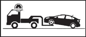 Буксировка методом частичной погрузки Toyota Prius