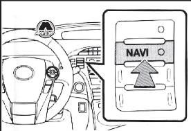 Включение отображения навигационных указаний Toyota Prius