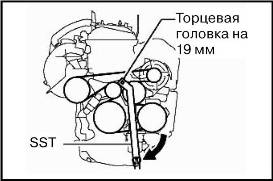 Снятие и установка двигателя Toyota RAV 4