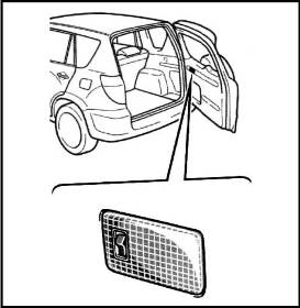 Подсветка багажного отделения Toyota RAV 4