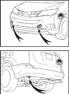 Аварийная буксировка Toyota RAV 4