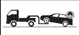 Буксировка методом частичной погрузки Toyota RAV 4