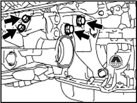 Снятие двигателя Toyota Venza