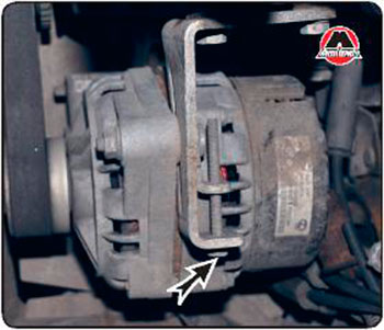 Проверка натяжения, регулировка и замена ремня привода генератора ВАЗ 2113