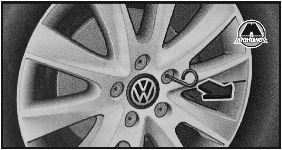 Колпачки колесных болтов Volkswagen Passat