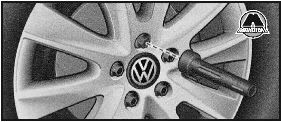 Замена колеса Volkswagen Passat