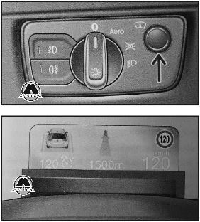 Проекционный дисплей Volkswagen Passat