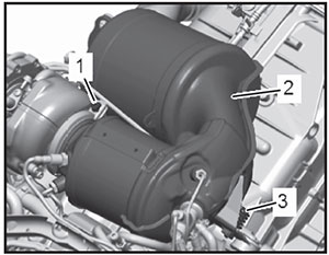 Разъединение двигателя и коробки передач VW Touareg с 2018 года