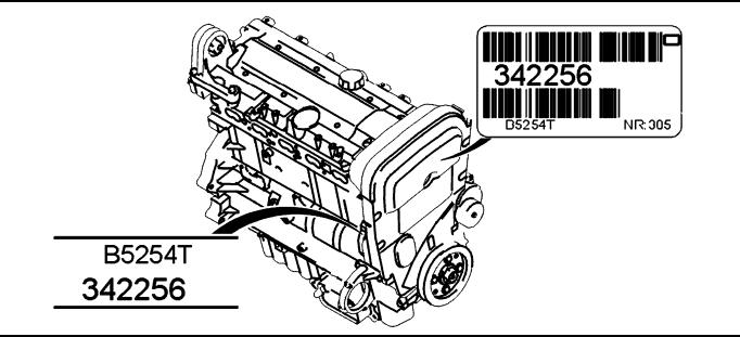 volvo xc90 Заводской номер двигателя, серийный номер и тип двигателя