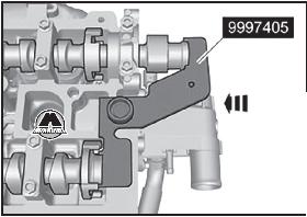 Снятие цепи привода газораспределительного механизма Volvo XC60