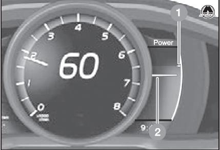 Индикатор мощности Volvo XC60