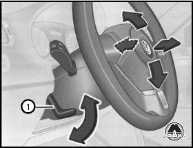 Регулировка положения рулевого колеса Volkswagen Amarok