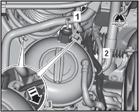 Снятие опор двигателя Volkswagen Golf