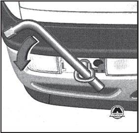 Буксировка автомобиля VW Golf III