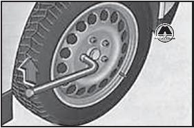 Замена колеса VW Passat B5
