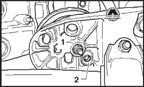 Крепление двигателя на монтажном стенде VW Passat B5