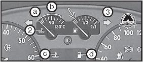 Указатель температуры охлаждающей жидкости VW Passat B5