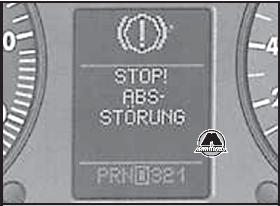 Антиблокировочная система VW Passat B5