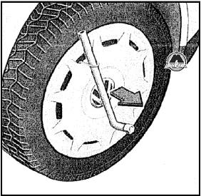 Снятие полноразмерного колесного колпака Volkswagen Passat B6
