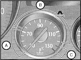 Указатель температуры охлаждающей жидкости Volkswagen Passat B6