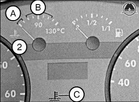 Температура охлаждающей жидкости Volkswagen Pointer Gol