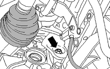 Разъединение двигателя и коробки передач Volkswagen Polo Liftback