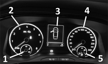 Обзор органов управления Volkswagen Polo Liftback