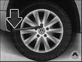 Ослабление колесных болтов Volkswagen Tiguan