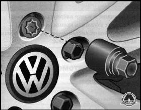 Ослабление болта-секретки Volkswagen Tiguan