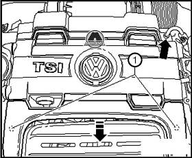 Снятие двигателя Volkswagen Tiguan