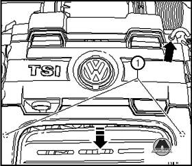 Установка двигателя Volkswagen Tiguan
