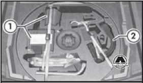 Бортовой комплект инструментов VW Touran