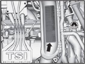 Номер двигателя VW Touran