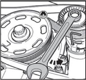 Снятие и установка поликлинового ремня VW Touran