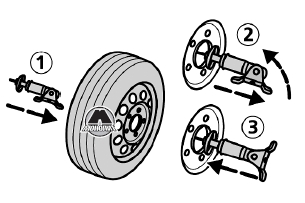Хранение поврежденного колеса и инструментов VW Sharan/SEAT Alhambra/Ford Galaxy