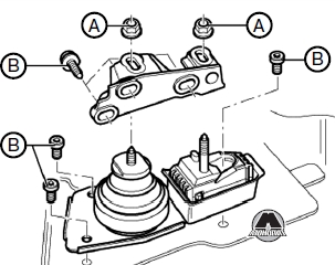 Подвеска силового агрегата VW Sharan/SEAT Alhambra/Ford Galaxy