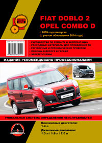 Руководство по ремонту Fiat Doblo 2 / Opel Combo D c 2009 года